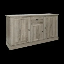 Dressoir COTTON Kristal Eik Licht Bruin