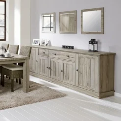 Dressoir COTTON Kristal Eik Licht Bruin