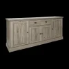 Dressoir COTTON laag Kristal Eik Licht Bruin B215