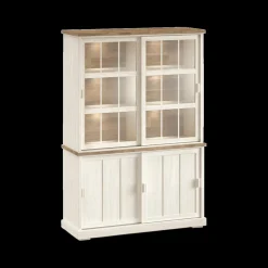 Dressoir met Opzetkast TOLUCA Lariks/Old Teak B144