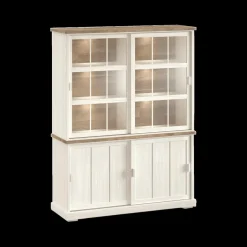 Dressoir met Opzetkast TOLUCA Lariks/Old Teak B159