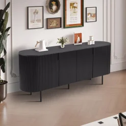 Dressoir PORTO 4D Donkerbruin