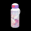 Drinkfles UNICORN GLOW Pop-up 400ml Roze