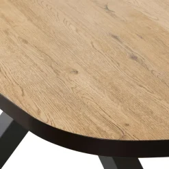 Eettafel ARTEGO Ovaal 200x100 Sterpoot Scarlet Oak