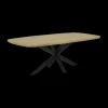 Eettafel BILLIE Deens Ovaal 220x110 Naturel Spinpoot