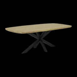 Eettafel BILLIE Deens Ovaal 220x110 Naturel Spinpoot