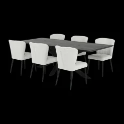 Eettafel BRISTOL Black Night 280x100