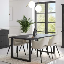 Eettafel CASTELLO Zwarte Eik 180x98