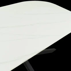 Eettafel CHAVEZ 200x100 Keramiek Wit