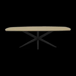 Eettafel ENCANTO Deens Ovaal 250x128 Blond Oak