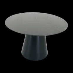 Eettafel FERMO Ø120 Fineer Zwart