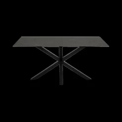 Eettafel FERRIS Glass/Keramiek Zwart