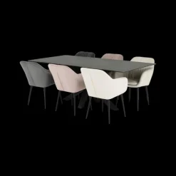 Eettafel FERRIS Keramiek Zwart 200x100