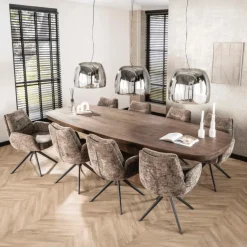 Eettafel GONZALO 300x120 Massief Acacia