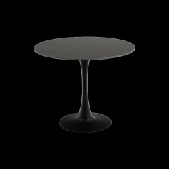 Eettafel GRANTHAM Keramiek Mat Zwart Ø90cm