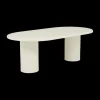 Eettafel ITHAKA Ovaal 220x110 Microcement Kolompoot