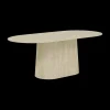 Eettafel KINGSTON Ovaal 200x100 Travertin Steen
