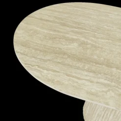 Eettafel KINGSTON Ovaal 200x100 Travertin Steen