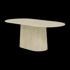 Eettafel KINGSTON Ovaal 200x100 Travertin Steen