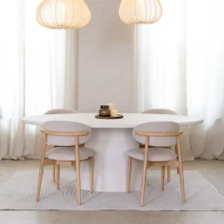 Eettafel KYTHIRA Ovaal 240x120 Microcement