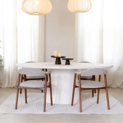 Eettafel KYTHIRA Ovaal 240x120 Microcement