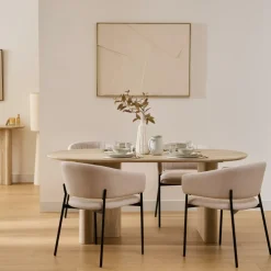 Eettafel LAGOON 180x90 Travertijnlook