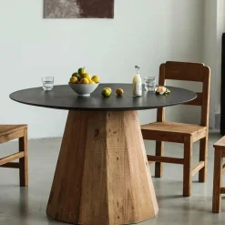 Eettafel LARISA Recycled Pine Ø120