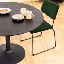 Eettafel LUTOR Ash Black Fineer Ø110cm