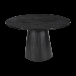 Eettafel MARANZA Ø130 Mangohout Zwart