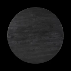 Eettafel MARANZA Ø130 Mangohout Zwart