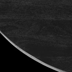 Eettafel MARANZA Ø130 Mangohout Zwart