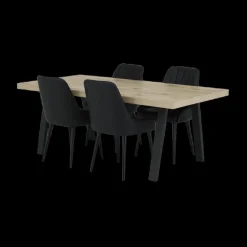 Eettafel met A-poot ABBEY Canyon Oak 200x100