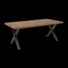 Eettafel met X-poot ABBEY Tropix 200x100