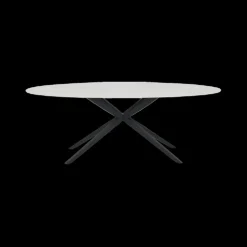 Eettafel MONET Ovaal Keramiek Wit 240x120