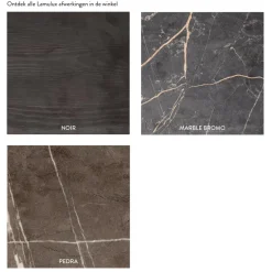 Eettafel PALLET 138x90 Marble Bromo