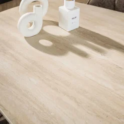Eettafel SANCHO Keramiek Travertin 215x105