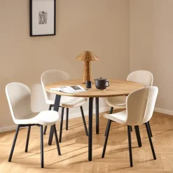 Eettafel TARIK Ø120 Decor Eik