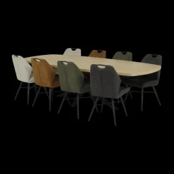 Eettafel verlengbaar CAMBIO Blond Oak 180/240x102