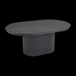 Eettafel verlengbaar PORTO Ovaal 180/220x110 Donkerbruin