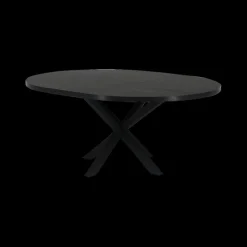 Eettafel Verlengbaar SILVA Noir Ø140/Ø180