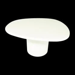 Eettafel VRITTA Organisch Microcement Beige 150x135