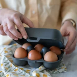 Eierdoos EGGS TO GO Mini Nat. Ash Grey