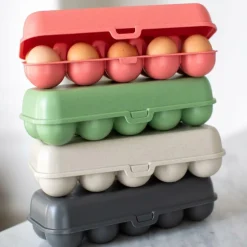 Eierdoos EGGS TO GO Nat. Ash Grey
