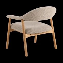Fauteuil COLETTE Monza Beige - Poot Eik