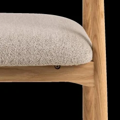 Fauteuil COLETTE Monza Beige - Poot Eik