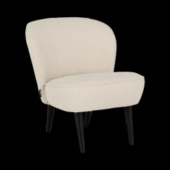 Fauteuil CORKSCREW Crème Bouclé