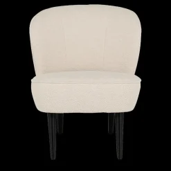 Fauteuil CORKSCREW Crème Bouclé