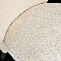 Fauteuil CORKSCREW Crème Bouclé