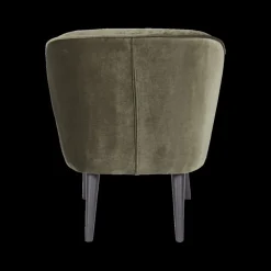 Fauteuil CORKSCREW Groen Velvet