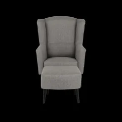 Fauteuil SPAIN met poef Inari Taupe